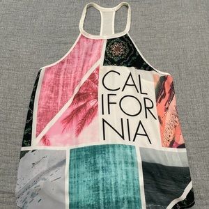 Hollister Halter top patchwork Tank
